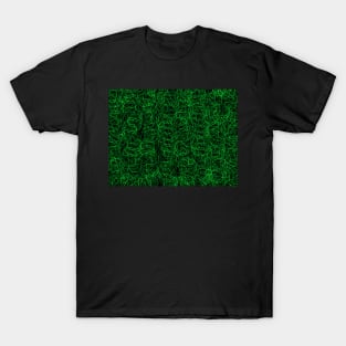 Green squiggles T-Shirt